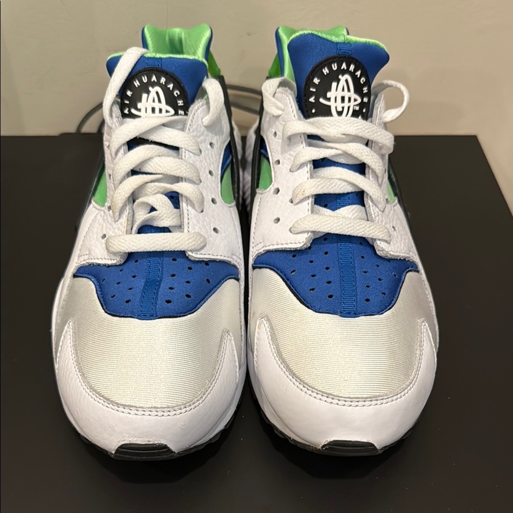 Nike Huarache Blue/Green Athletic Shoes